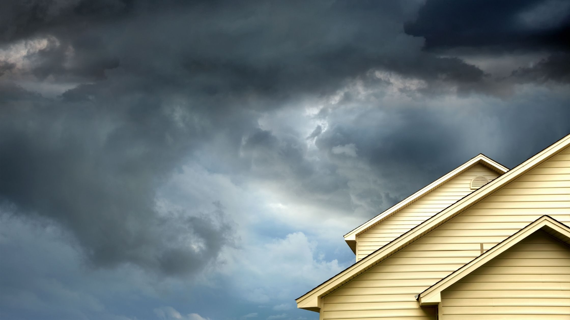 storm damage roof